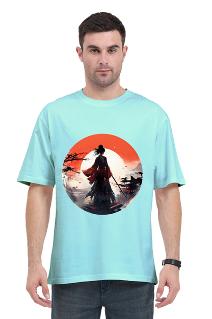 Samurai Series 2 Unisex Oversized T-shirt - Mint / XXL