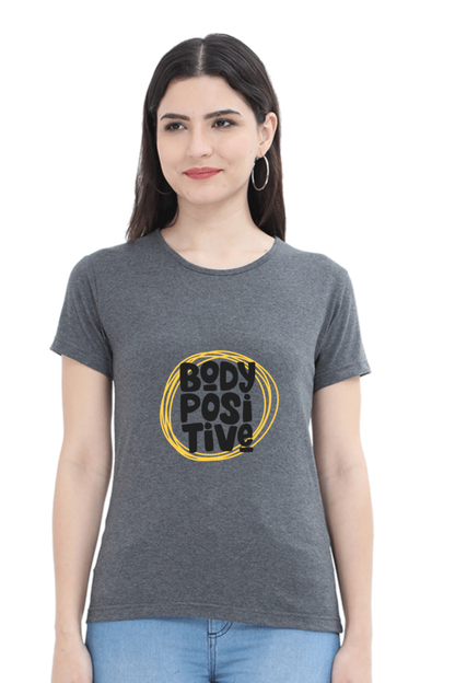 cotton t shirt for women half sleeves grey