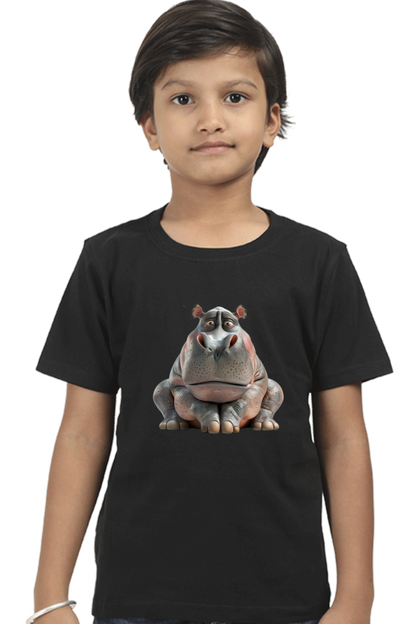 Grumpy Hippo Boys T-shirt