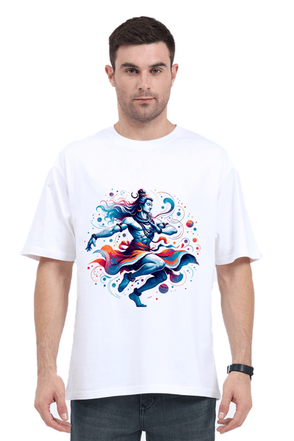 Shiva Series 8 Unisex Oversized T-shirt - White / S