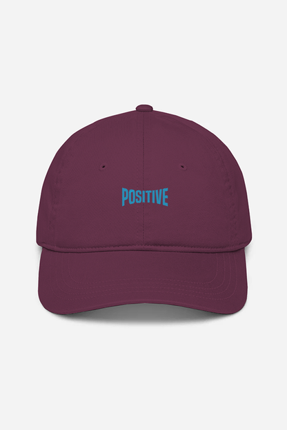 Positive Unisex Baseball Cap - Maroon / Standard