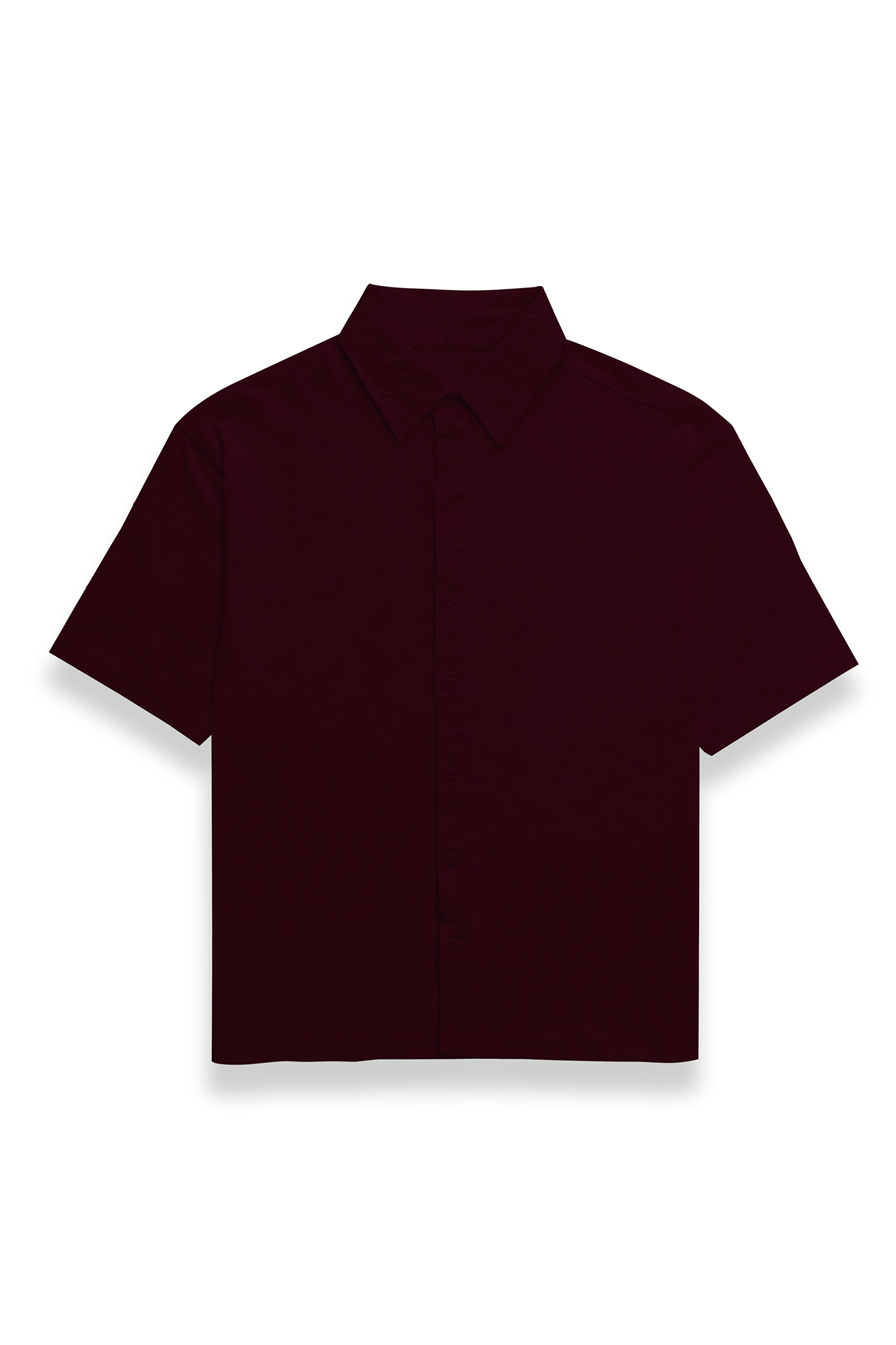 Unisex Oversized men's Shirt maroon