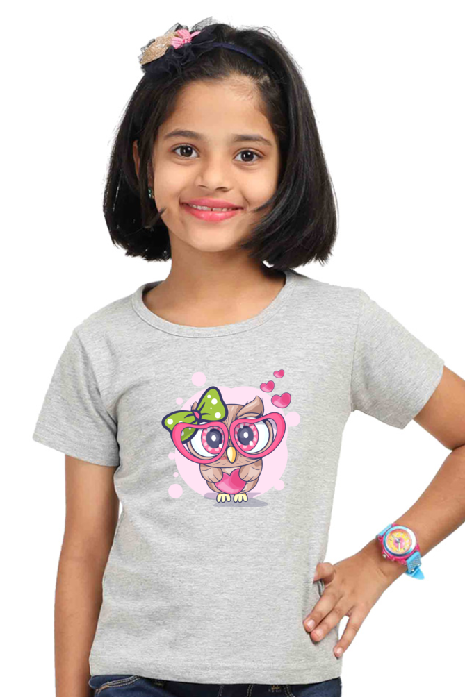 Cute Owl Girls T-shirt