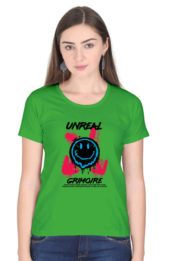 Unreal Grimoire Women’s T-shirt - Flag Green / M