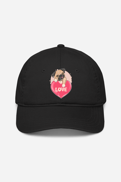 Puppy Love Unisex Baseball Cap - Black / Standard