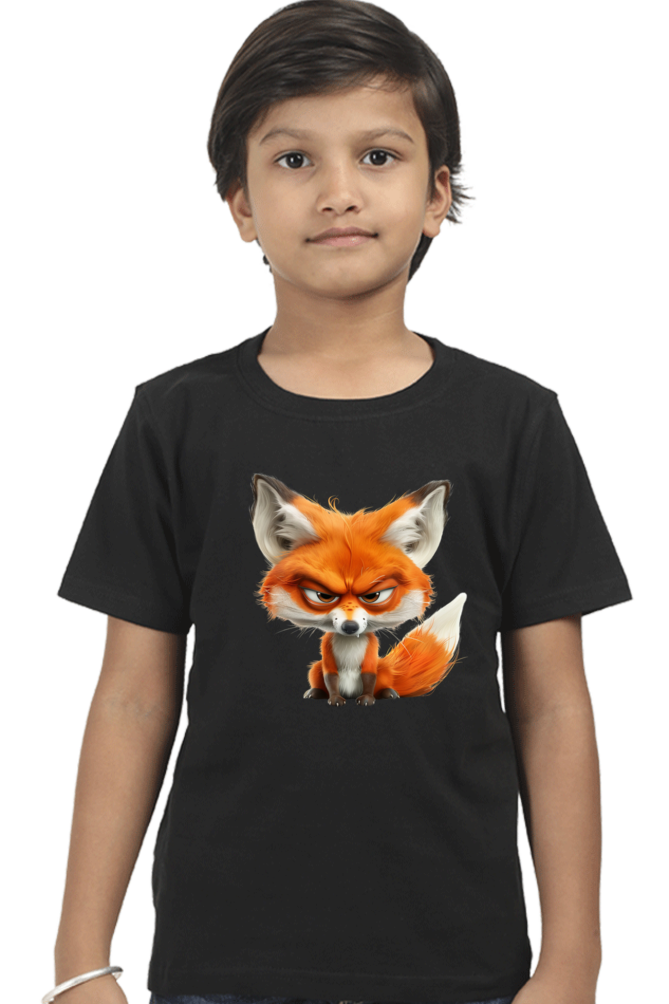 Grumpy Fox Boys T-shirt - Black / 5Yrs