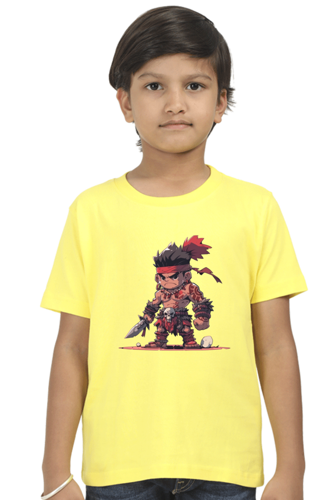 Tribal Child Boys T-Shirt - New Yellow / 5Yrs