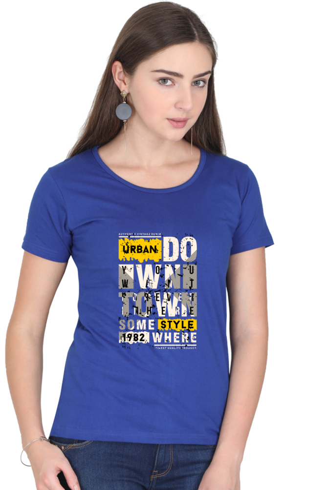 Urban Style Women’s T-shirt - Royal Blue / S