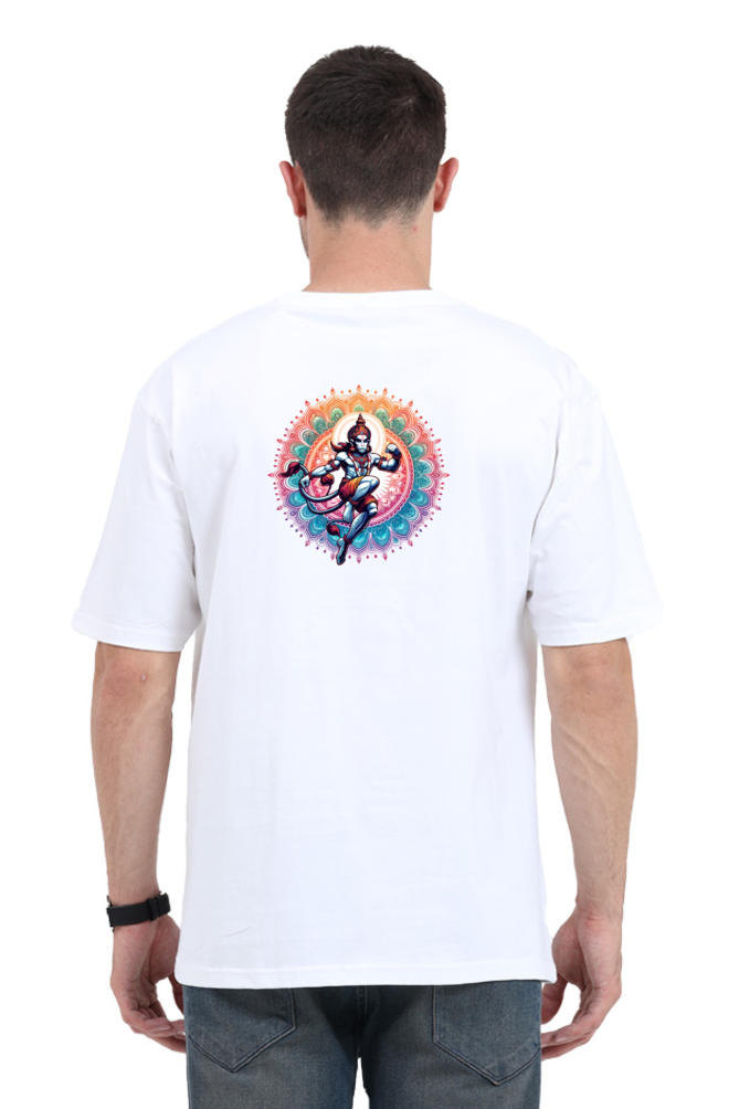 Hanuman Series 27 Unisex Oversized T-shirt - White / S