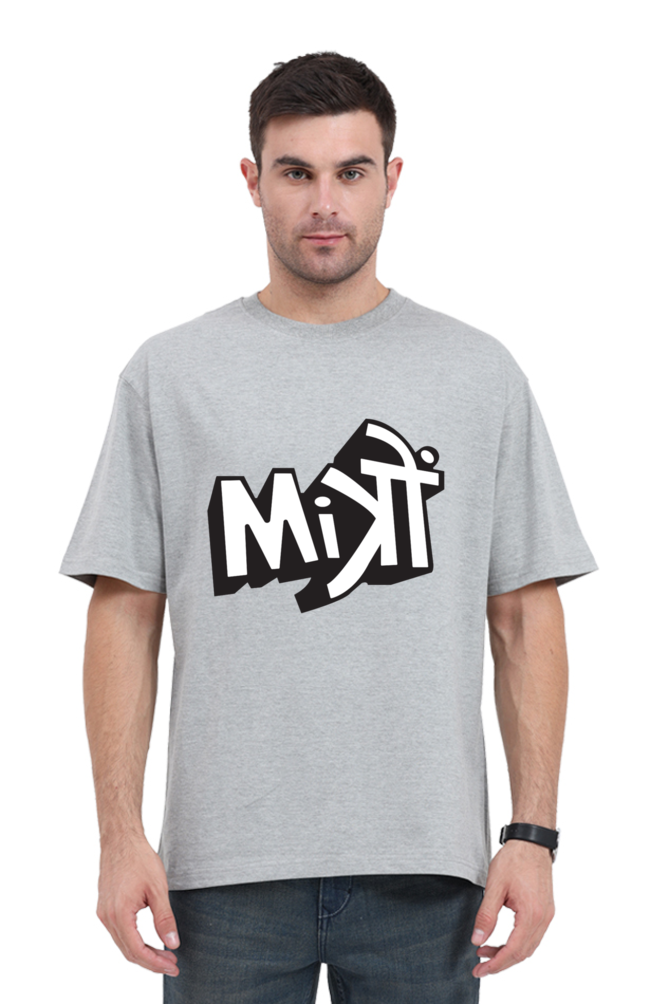 Mitron Unisex Oversized T-shirt - Grey Melange / XL