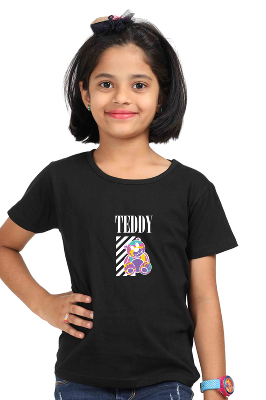 t shirts for kids girls with text black color