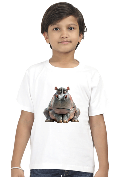 Grumpy Hippo Boys T-shirt