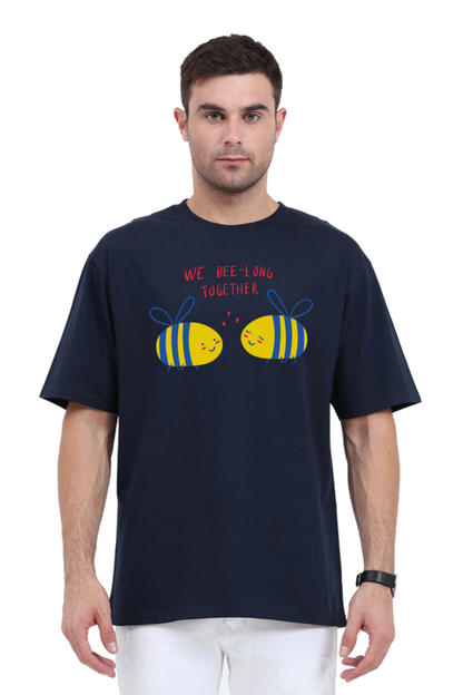 We Bee Long Together Unisex Oversized T-Shirt