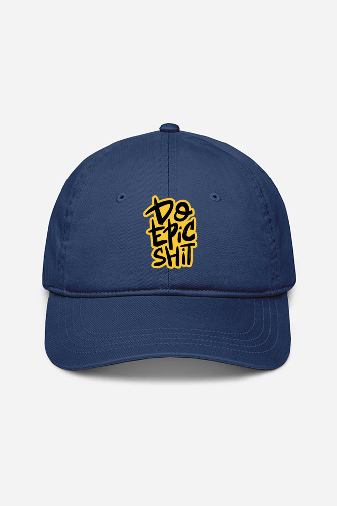 Do Epic Shit Unisex Baseball Cap - Navy Blue / Standard