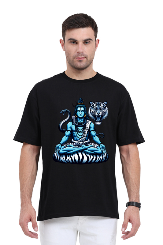 Shiva Series 24 Unisex Oversized T-shirt - Black / S