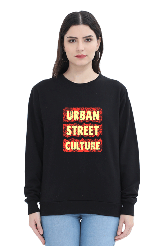 Urban Street Culture Unisex Sweatshirt - Black / S