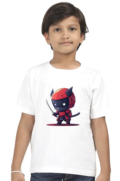 t shirt for kid boy samurai 