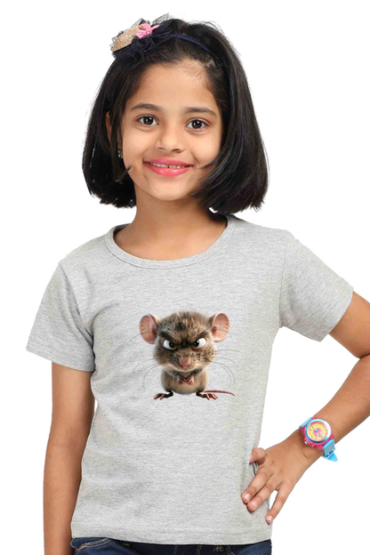 Grumpy Mouse Girls T-shirt