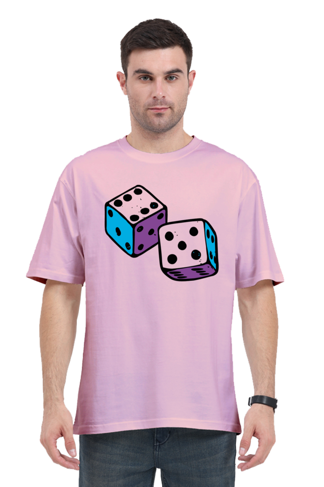 Two Dominos Unisex Oversized T-Shirt