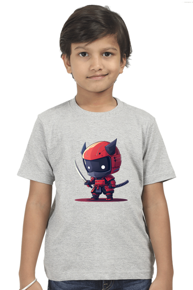 t shirt for kid boy grey color