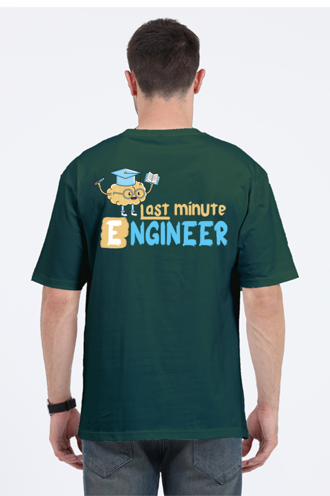 Last Minute Engineer Unisex Oversized T-shirt