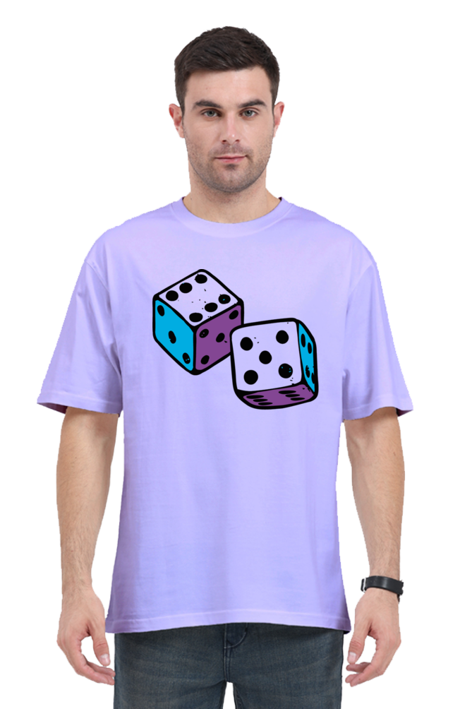 Two Dominos Unisex Oversized T-Shirt