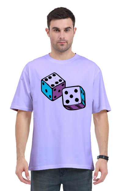 Two Dominos Unisex Oversized T-Shirt