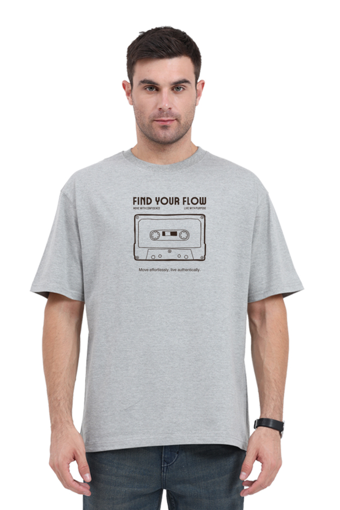 Find Your Flow Unisex Oversized T-Shirt