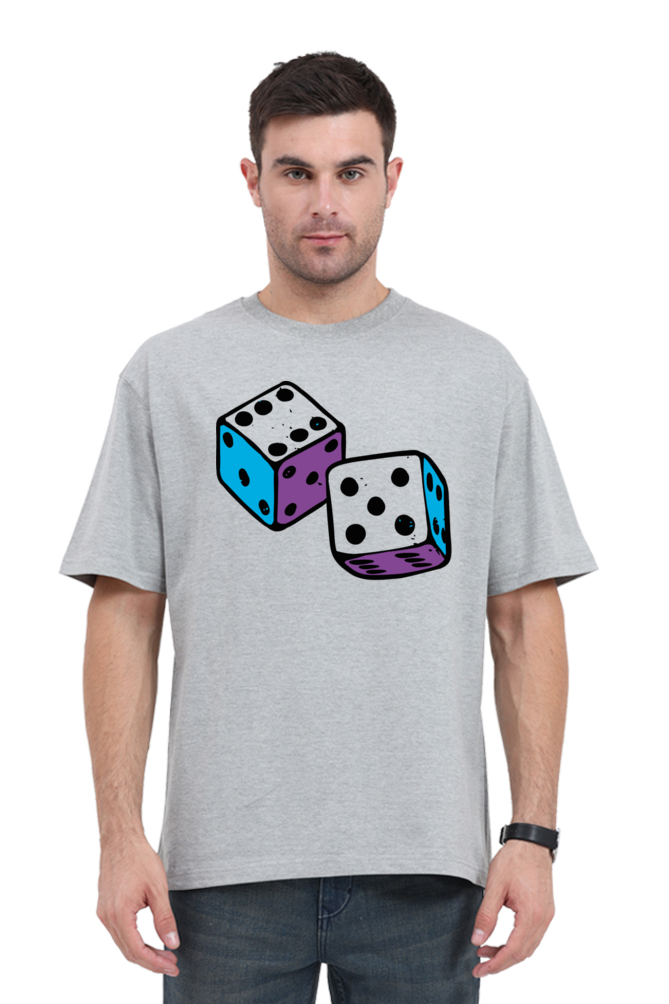 Two Dominos Unisex Oversized T-Shirt