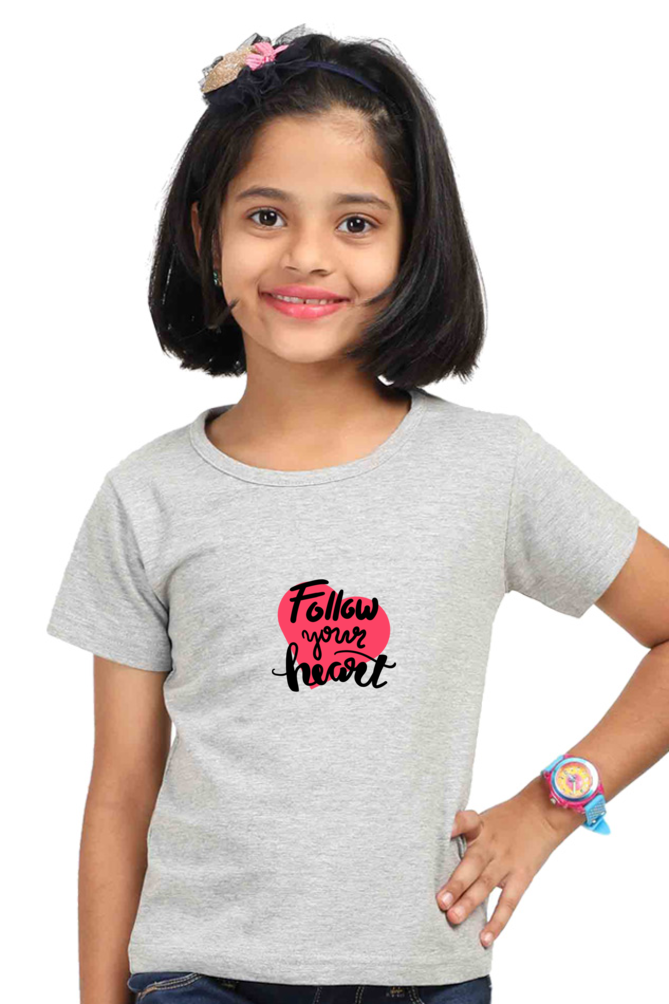 Follow Your Heart Girls T-Shirt