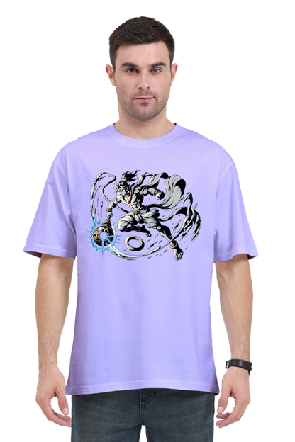 Hanuman Series 19 Unisex Oversized T-shirt - Lavender / S