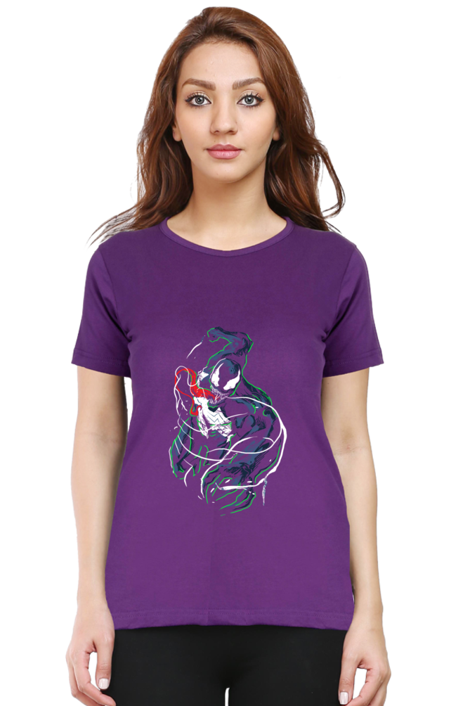 The Beast Within Women’s T-shirt - Purple / S