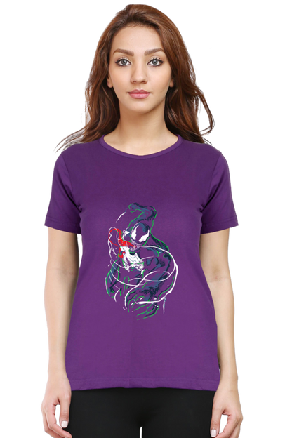 The Beast Within Women’s T-shirt - Purple / S