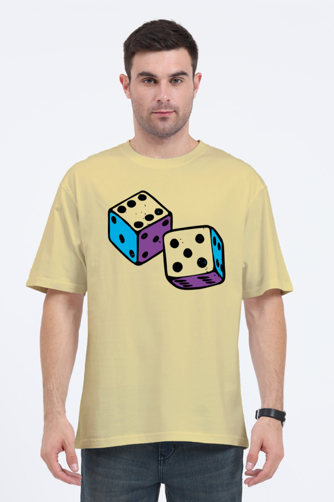 Two Dominos Unisex Oversized T-Shirt