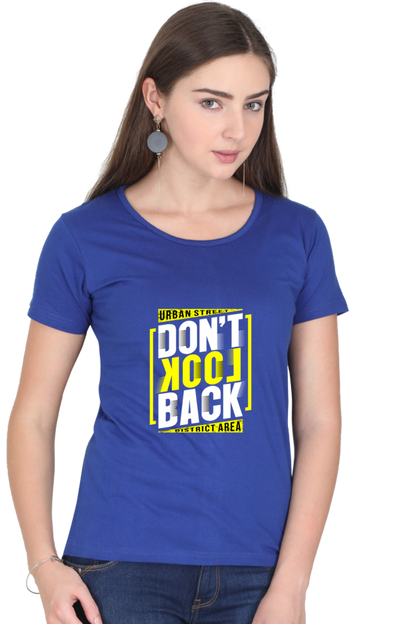 Don’t Look Back Women’s T-Shirt - Royal Blue / S