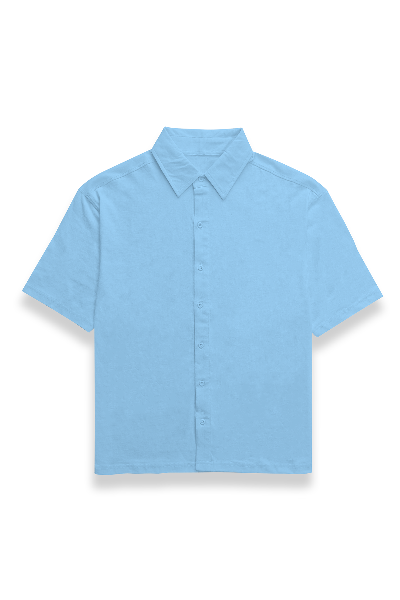 Unisex Oversized men's Shirt light blue