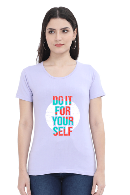 Do It For Yourself Women’s T-Shirt - Lavender / L