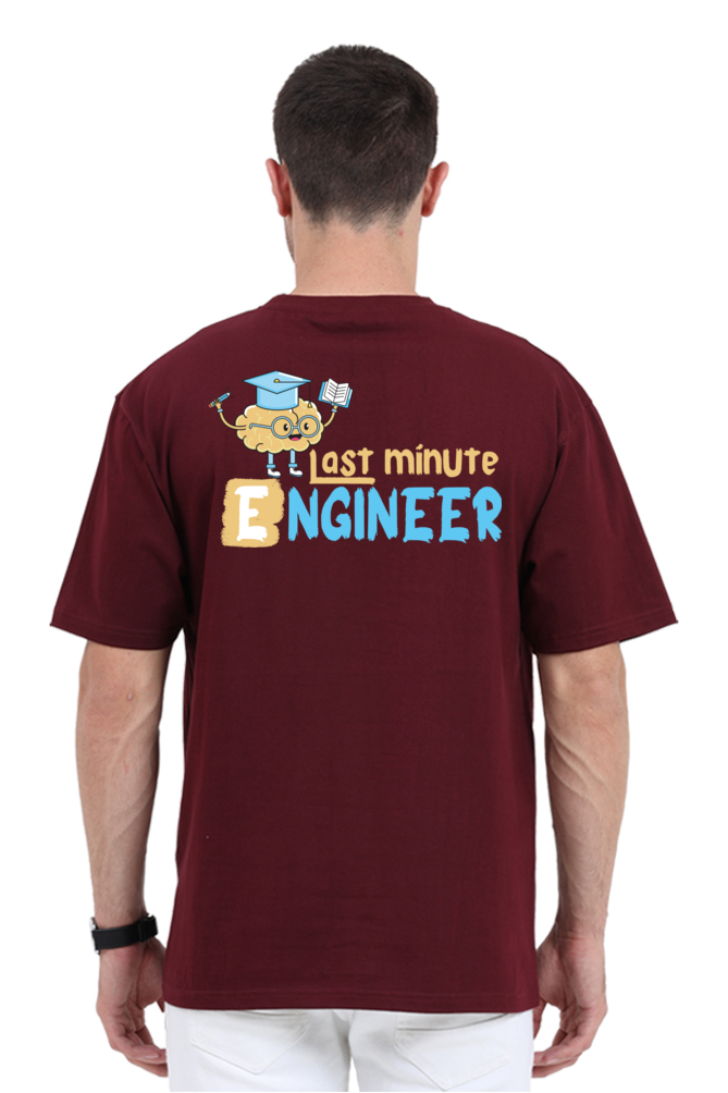 Last Minute Engineer Unisex Oversized T-shirt