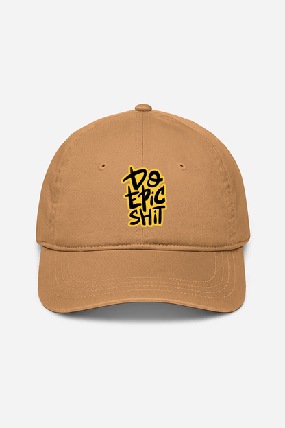 Do Epic Shit Unisex Baseball Cap - Khaki / Standard