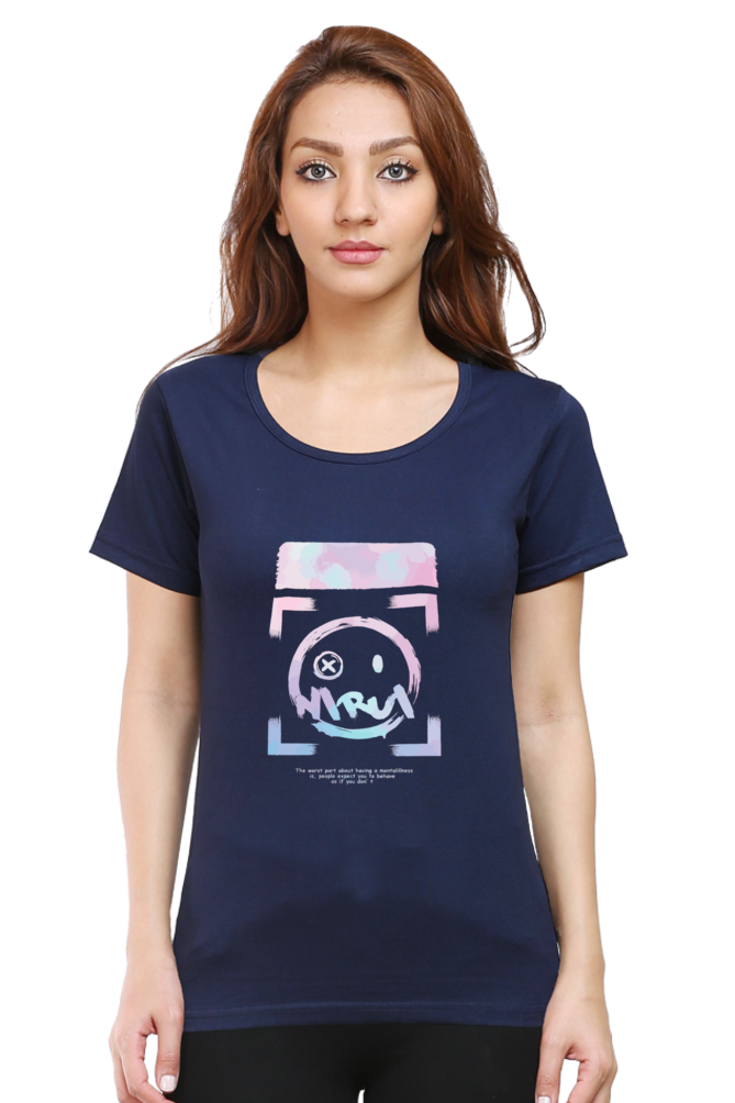 Street Wear With One Eyed Smiley - Navy Blue / S