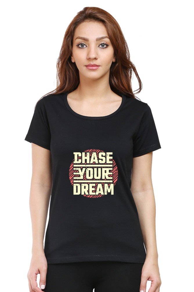 Chase Your Dream Women’s T-Shirt - Black / S