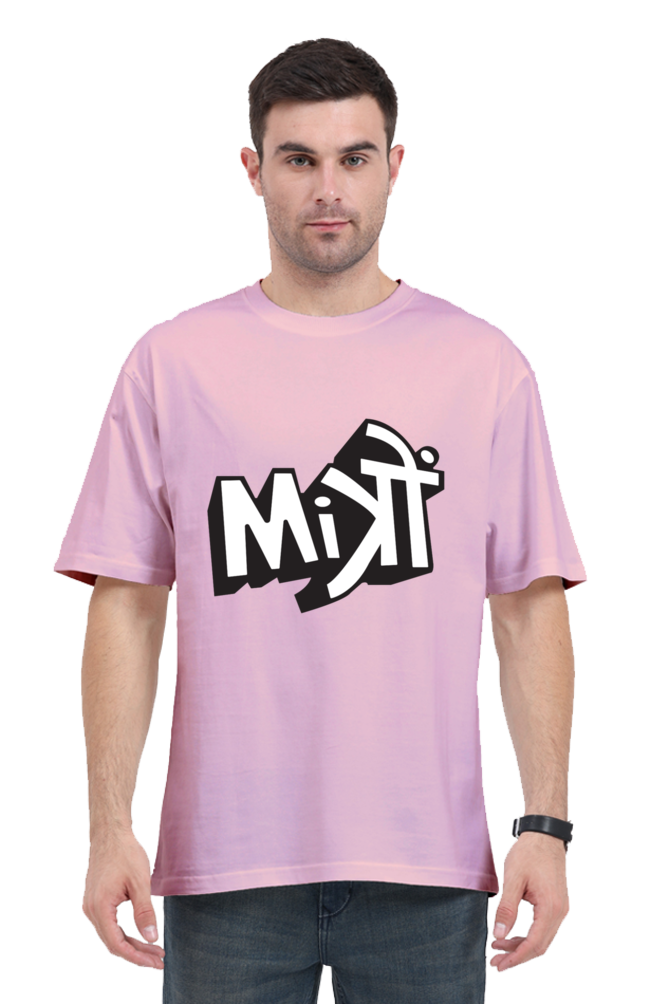 Mitron Unisex Oversized T-shirt - Light Baby Pink / L