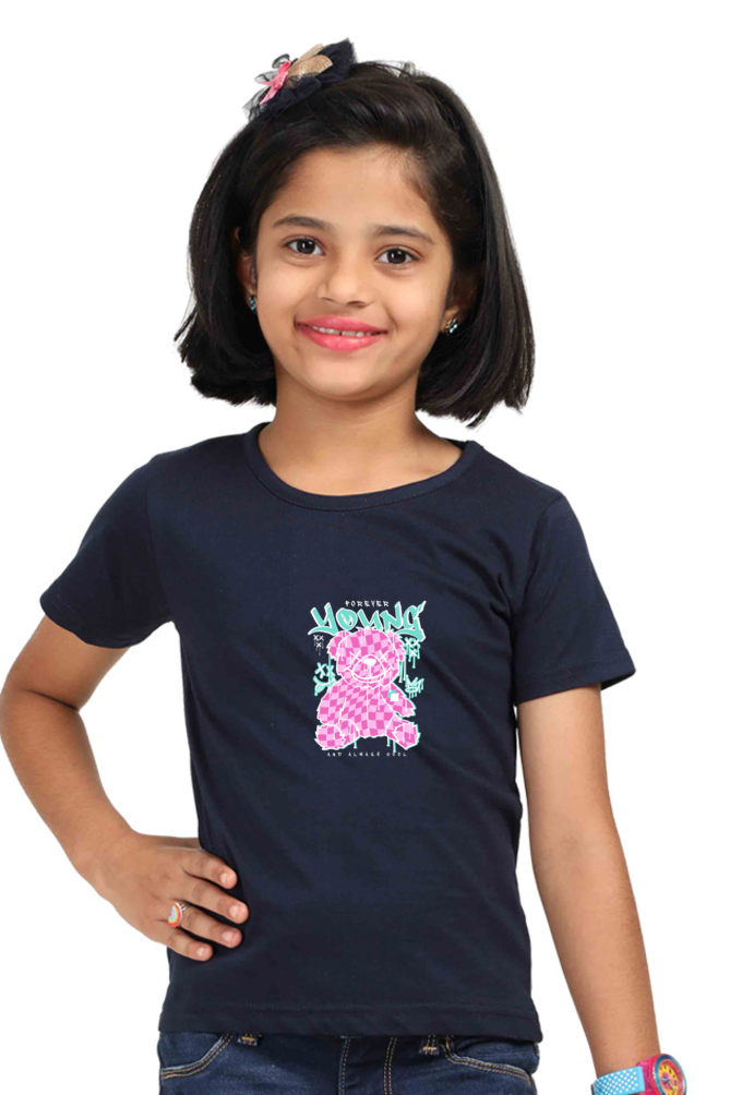 kids wear for girls navy blue color