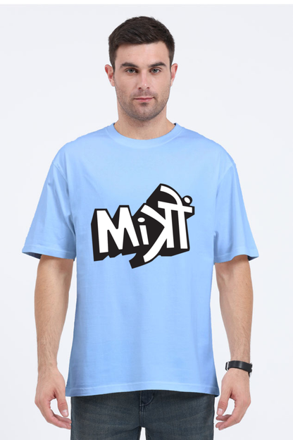 Mitron Unisex Oversized T-shirt - Baby Blue / L