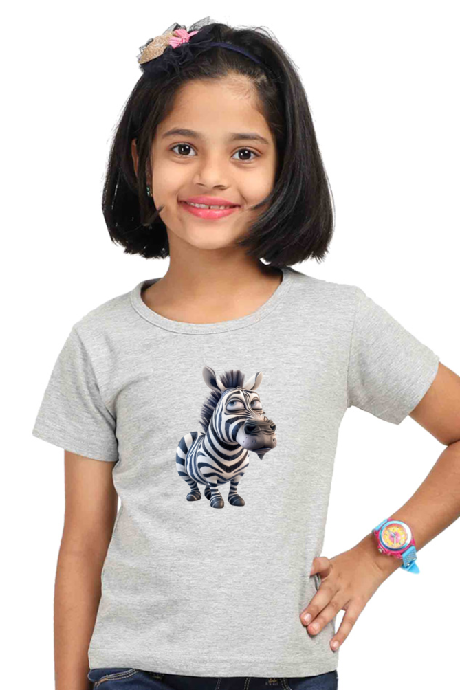 Grumpy Zebra Girls T-shirt