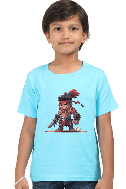 Tribal Child Boys T-Shirt - SkyBlue / 5Yrs