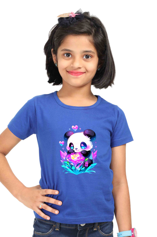 Sparkle Panda Girls T-shirt