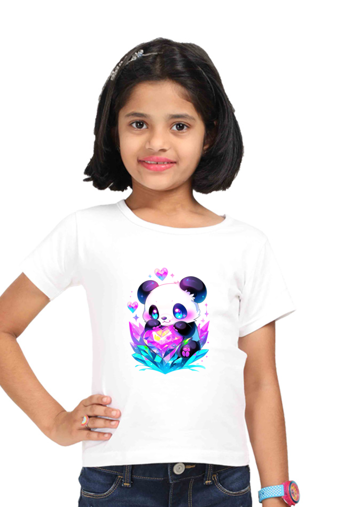 Sparkle Panda Girls T-shirt