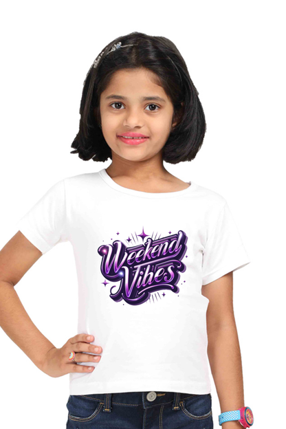 Weekend Vibes Girls T-shirt