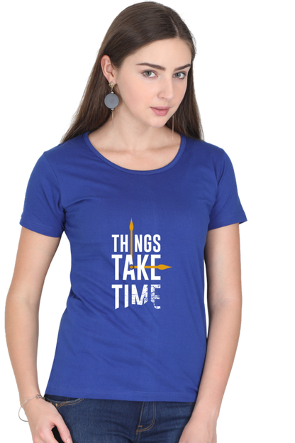 Things Take Time - Royal Blue / S